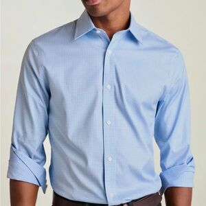Bonobos Sky Blue Gingham Dress Shirt